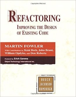 Refactoring, improving the design of existing code